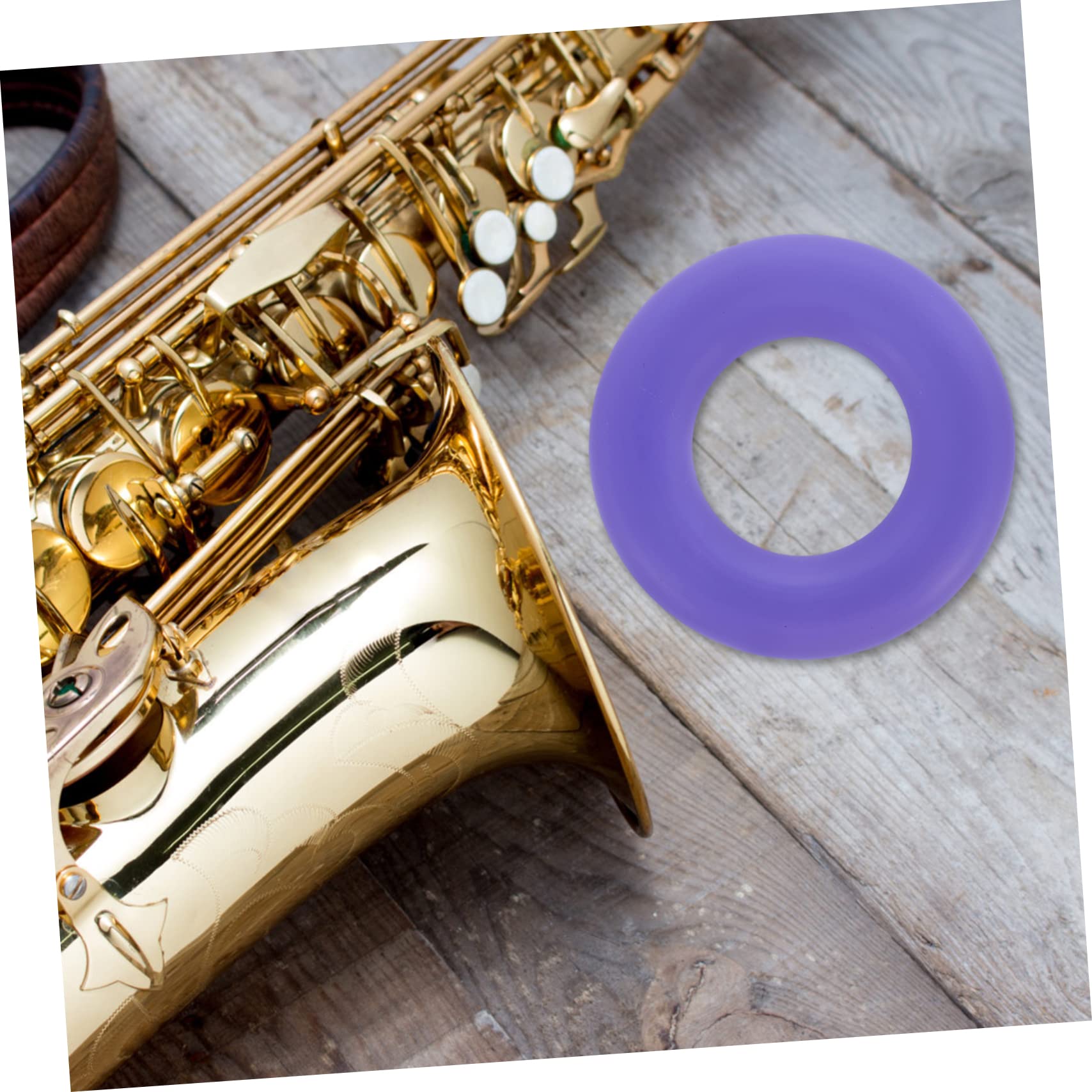 Set 3 Coperture In Silicone Per Collo Sassofono (Alto/Tenore) - Ricambio Professionale, Facile Installazione, Colori Rosso Blu Nero