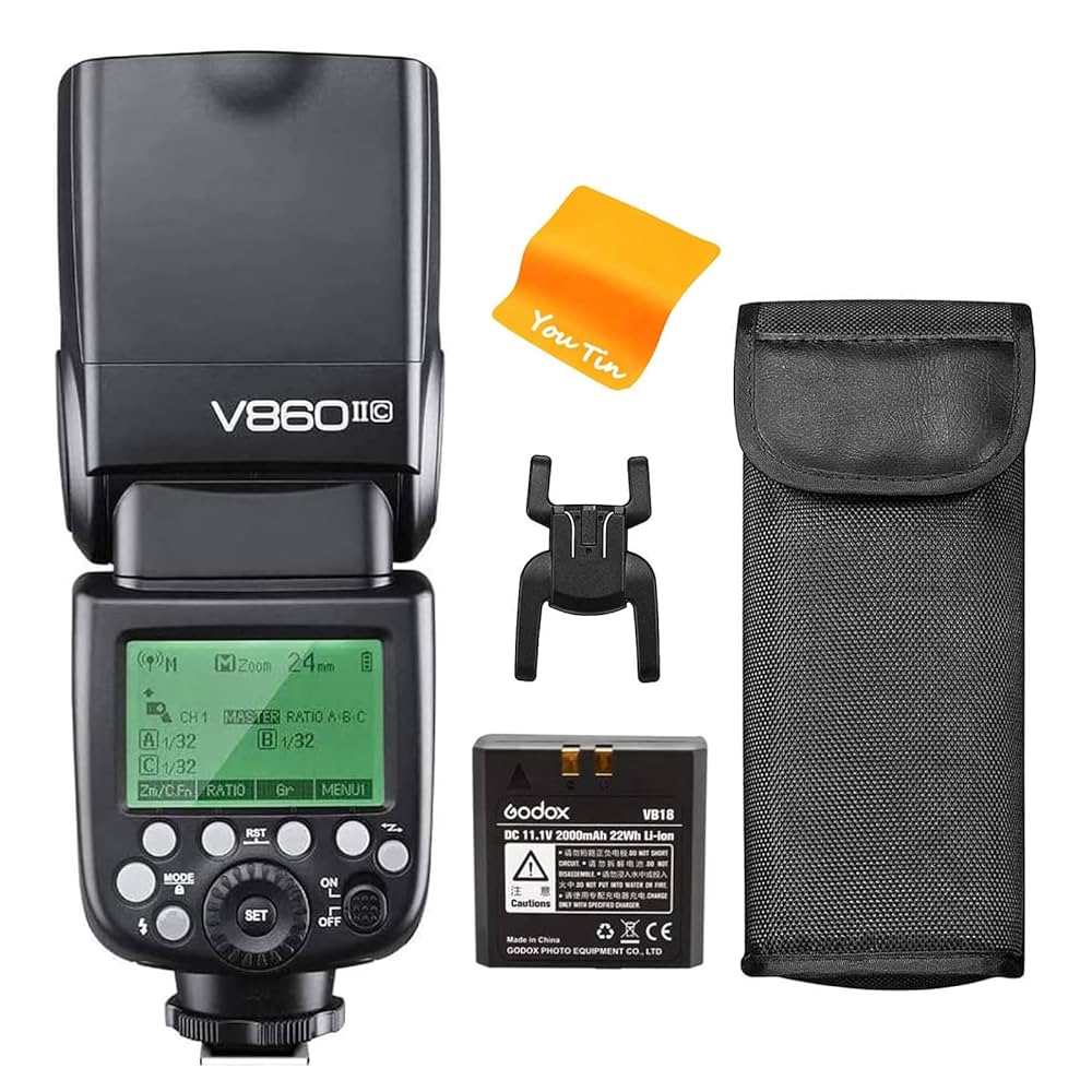 GODOX V860Ⅱ 富士フィルム用 Amazon.com : Godox VING V860IIF TTL Li-Ion Flash Kit for