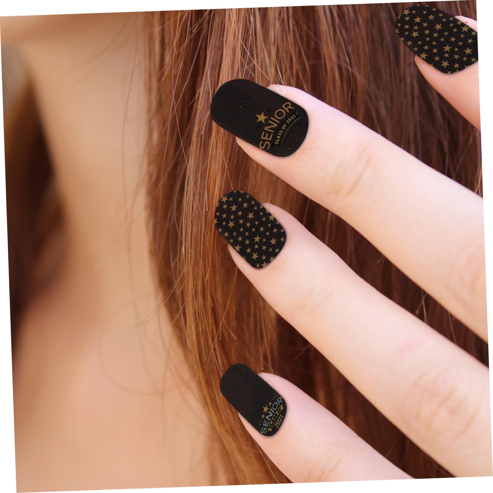 FOMIYES 48hojas Pegatinas De Uñas Temática De Graduación De Calcomanías Adornadas Para Manicura Decoración Única Para Celebraciones y Fiestas