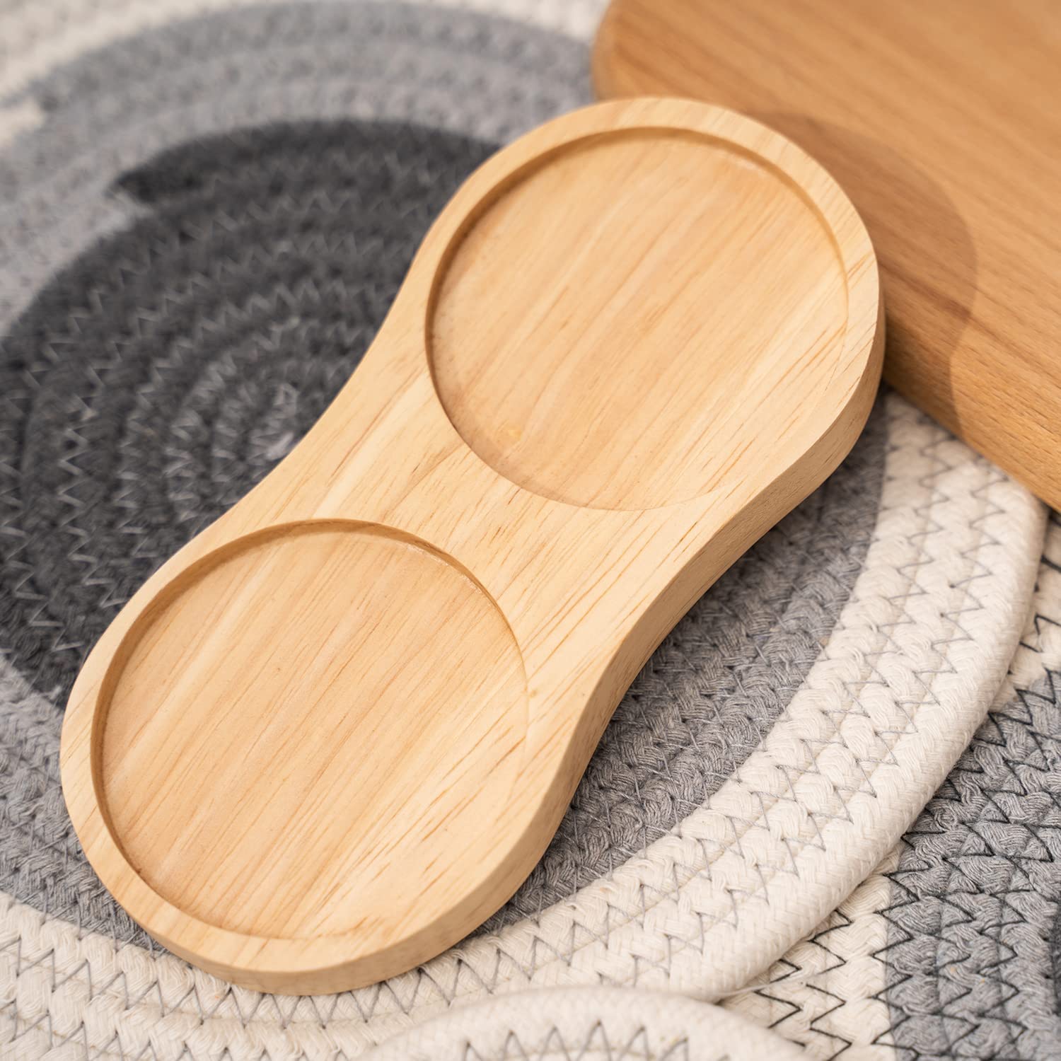 Vassoio In Legno Porta Macina Pepe - Vassoio Macina Sale E Pepe