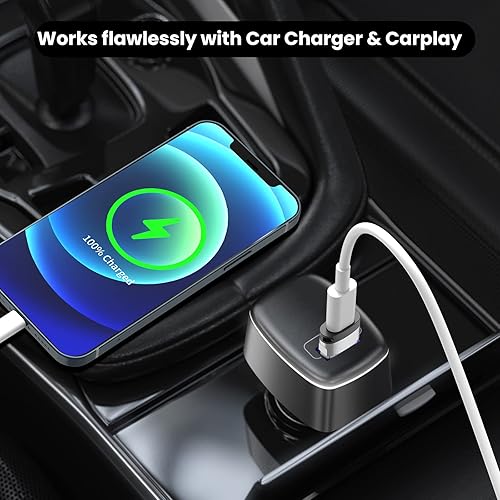 Miniatura 5 de Adaptador USB C a USB (paquete de 4), USB-C hembra a USB macho, convertidor tipo C a USB A compatible con Apple MagSafe, iPhone 11, 12, 13, 14, 15