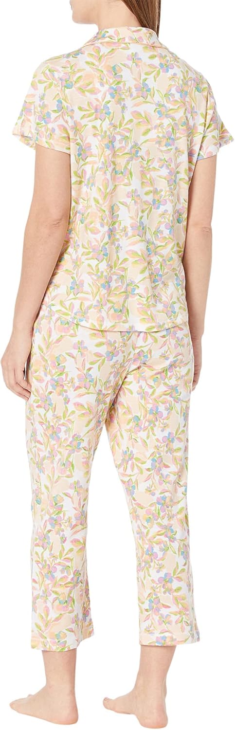 Karen Neuburger womens Short Sleeve Girlfriend Capri Pj Set - Image 2