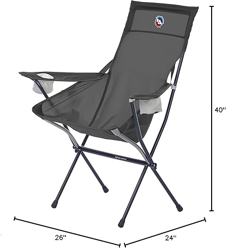 Miniatura 3 de Big Agnes Sillón Big Six  Comodidad de lujo con portavasos integrados  Respaldo alto, asiento ancho  Plegable y de instalación rápida  Silla ligera
