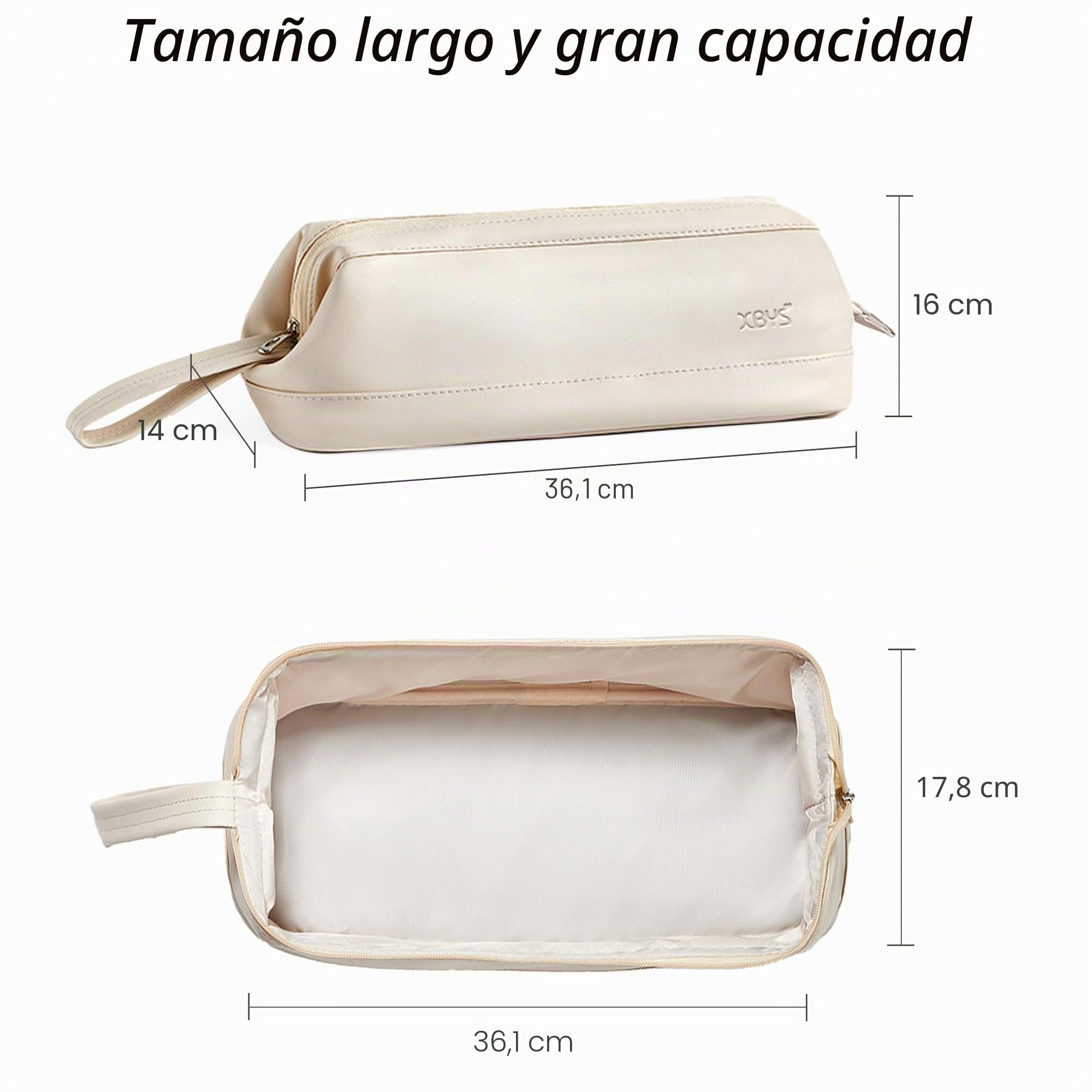 Bolsa de Almacenamiento de Viaje para Secador de Pelo Dyson Airwrap/Shark Flexstyle Complete Styler y Accesorios, Estuche de Viaje Portátil, Funda Plancha Pelo de Transporte (Blanco, Capa única)