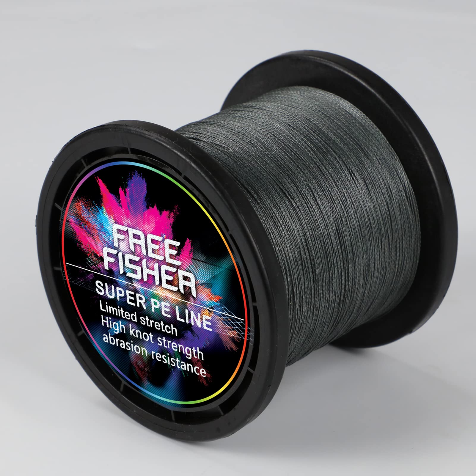 Hilo Trenzado Pesca 300m/1000m/2000m 4 Trenzados Resistentes Desgaste Suaves Hilos de Pesca PE Fuerte Tensión Línea Mar Pesca Línea 4.5-45kg, Gris (1000m), 10# (0.55mm/45kg)