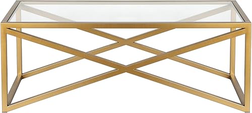 Miniatura 27 de Calix - Mesa de centro cuadrada de 32 pulgadas de ancho en latón mesa de centro,Mesa de consola,https://www.amazon.com/dp/undefined