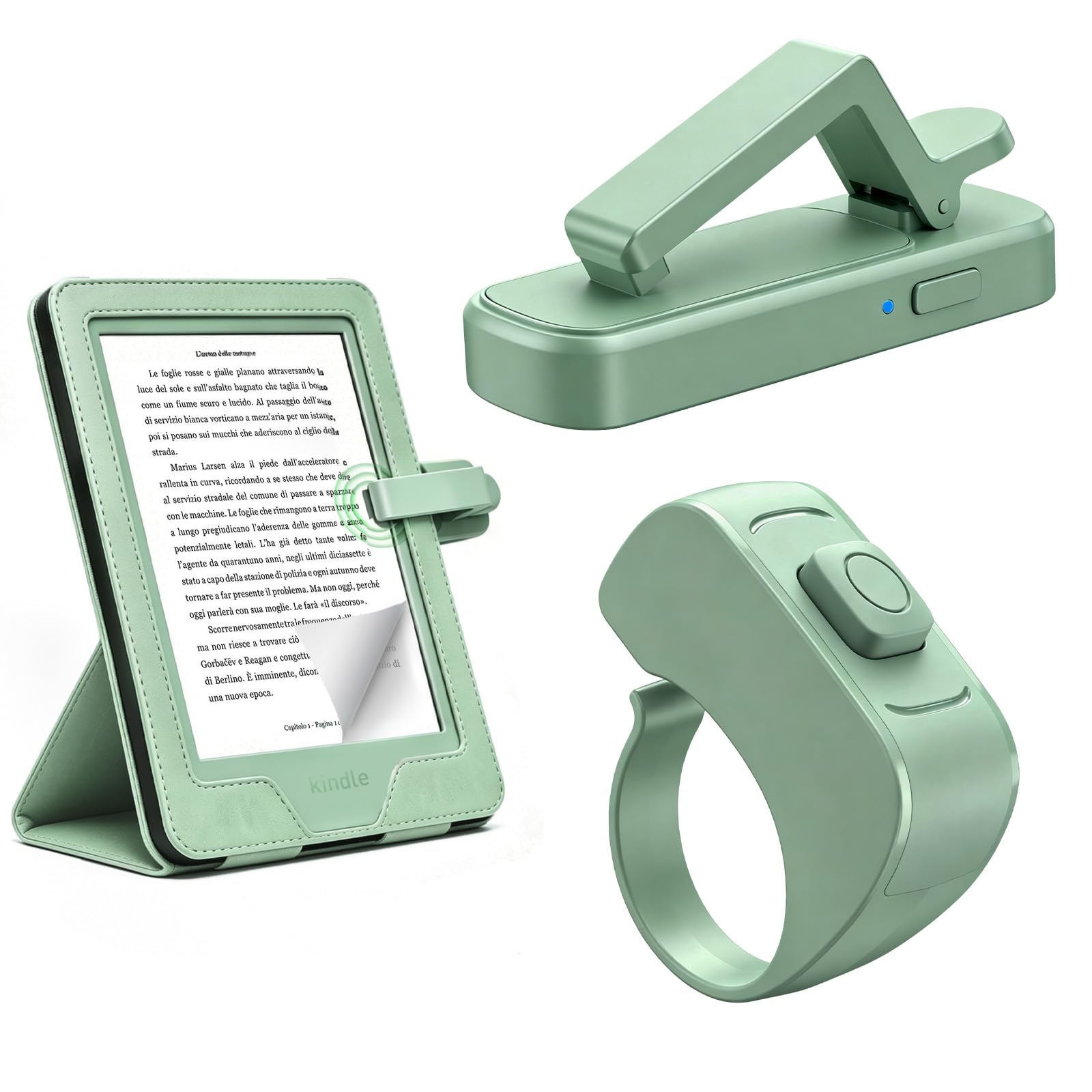 Remote Control Page Turner Ring for Kindle Paperwhite Oasis Scribe Kobo