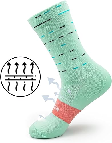 Miniatura 3 de Calcetines de compresión atléticos para correr, para hombre y mujer, senderismo, equitación, ciclismo, entrenamiento, escalada, deportes, 5 pares