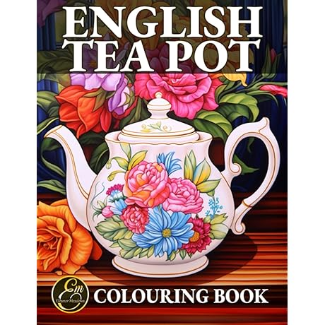Colouring Creative: Pot in English: Coloring Book for Adults with 50 Illustrations...