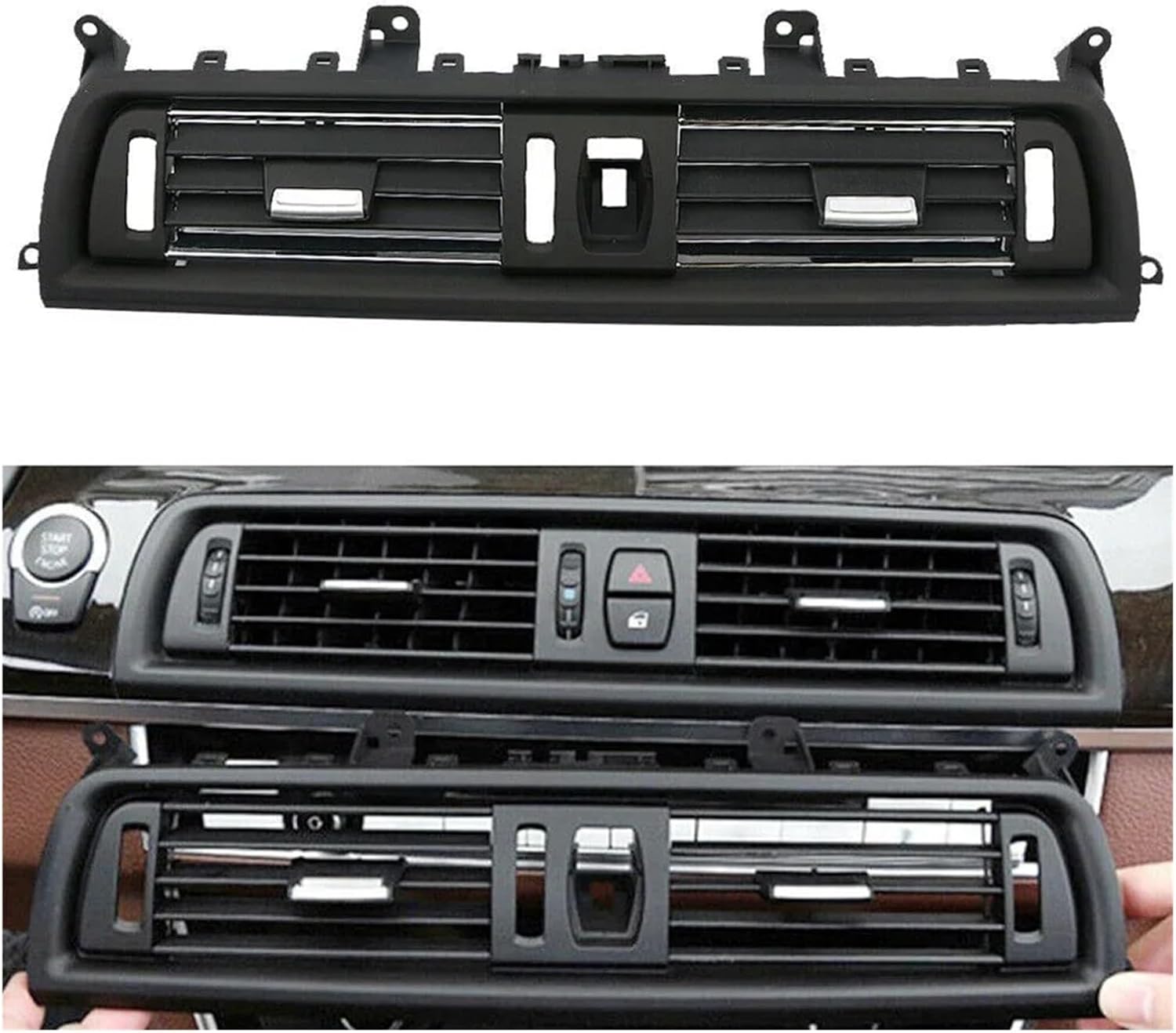 Front Air Vent Center Grille 64229166885 Fit For BMW 5 Series 520i 528i 535i High Mass Car Accessories