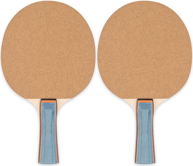 Champion Sports 5 Ply Sand Faced Table Tennis Paddle (2-Pack)