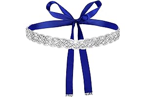 Handcrafted, Sparkly Bridal Waist Belt