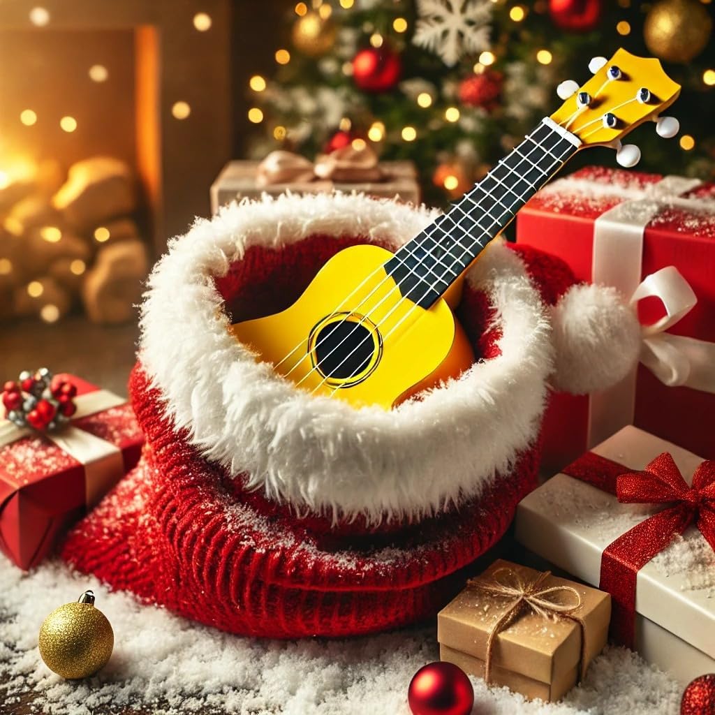 Diamond Head DU-104 Rainbow Soprano Ukulele - Yellow