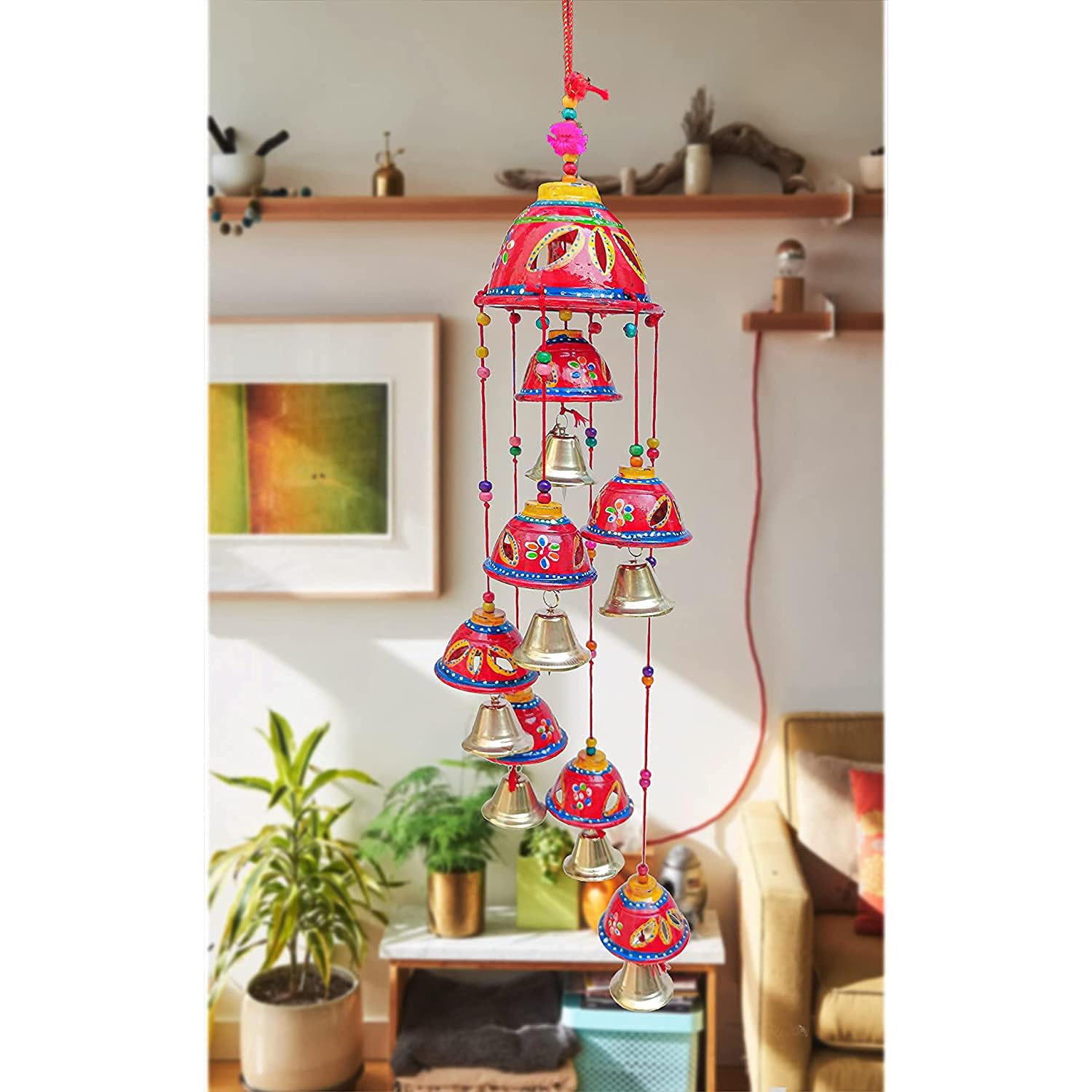 See full amazon price history chart for Comelyns Wind Chimes For Home Positive Energy Rajasthani Painting Design 8 Bells Decorative Windchime Rajasthani Design Handcrafted Hanging Windchimes|Latkan With 8 Bells For Home Décor, Red Comelyns Wind Chimes For Home Positive Energy Rajasthani Painting Design 8 Bells Decorative Windchime Rajasthani Design Handcrafted Hanging Windchimes|Latkan With 8 Bells For Home Décor, Red (B0BKXRXM6G) Amazon Price History, Amazon Price Tracker