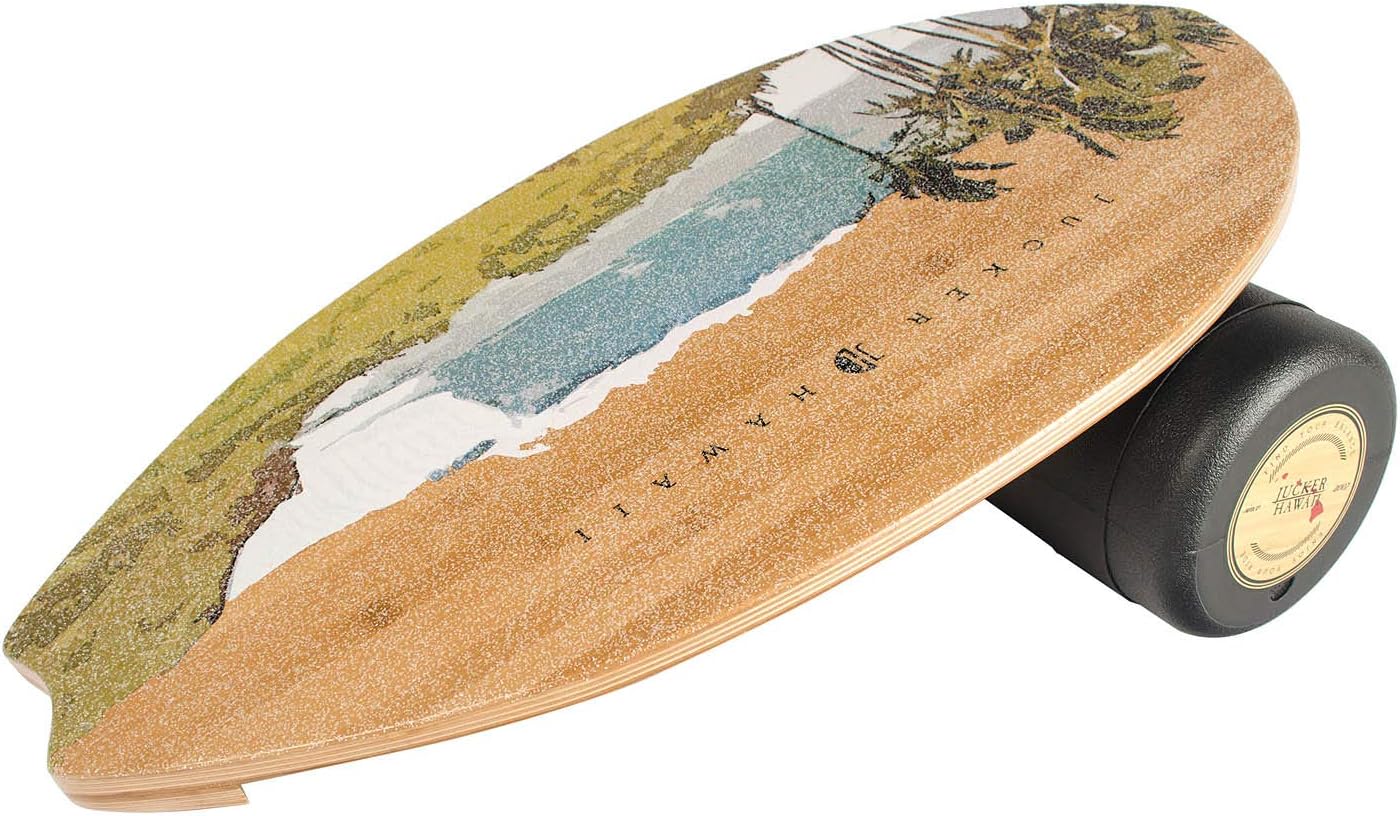 JUCKER HAWAII Homerider Balance Boards Professional Balance Training Board with Roller