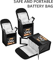 Vista 6 de Bolsa de batería Mini 3 4 Pro Lipo para DJI Mini 4 Pro/Mini 3 Pro/Mini 3 RC Cámara Drone Accesorios a prueba de fuego a prueba de explosiones