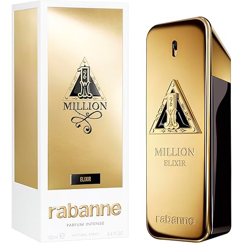 paco rabanne One million Elixir for Men Parfum Intense Spray, 3.4 Ounce (New 2022)