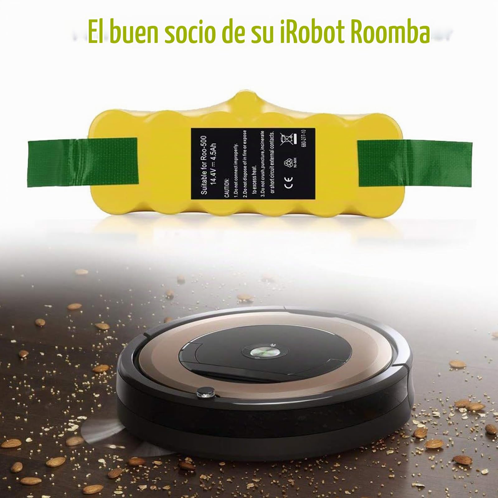 14.4V 4500mAh Ni-MH Repuesto para Irobot Roomba Bateria 600 700 800 Serie 500 510 520 530 532 534 535 540 550 552 555 560 562 570 580 581