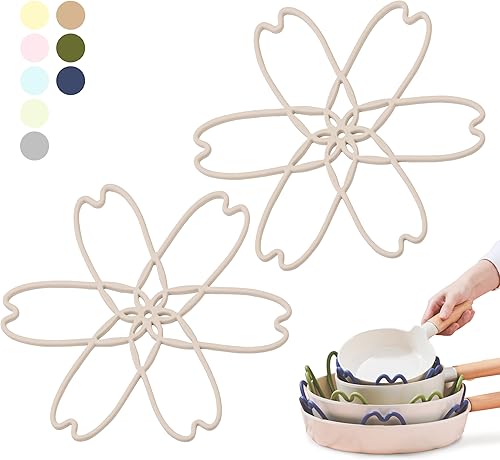 Miniatura 7 de iPROTECT - Experto en Apilar | Protector Multiusos de BPA Libre de Silicona para Ollas y Sartenes. Juego de 3. Salvamanteles para Todos los Tamaños