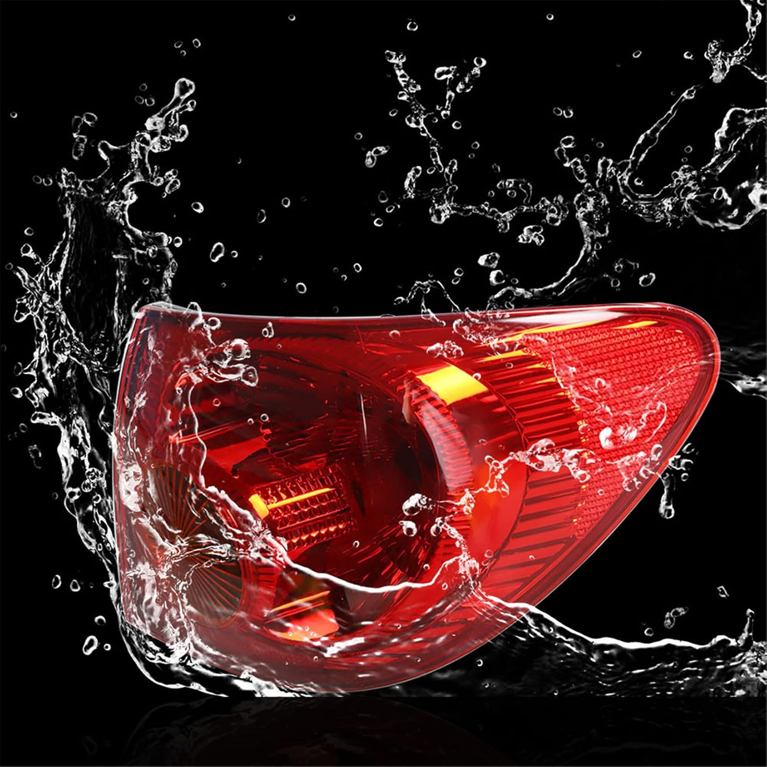 1-Pack RH Tail Light Assembly Replacement for Corolla 2003-2008 Outer Passenger Side