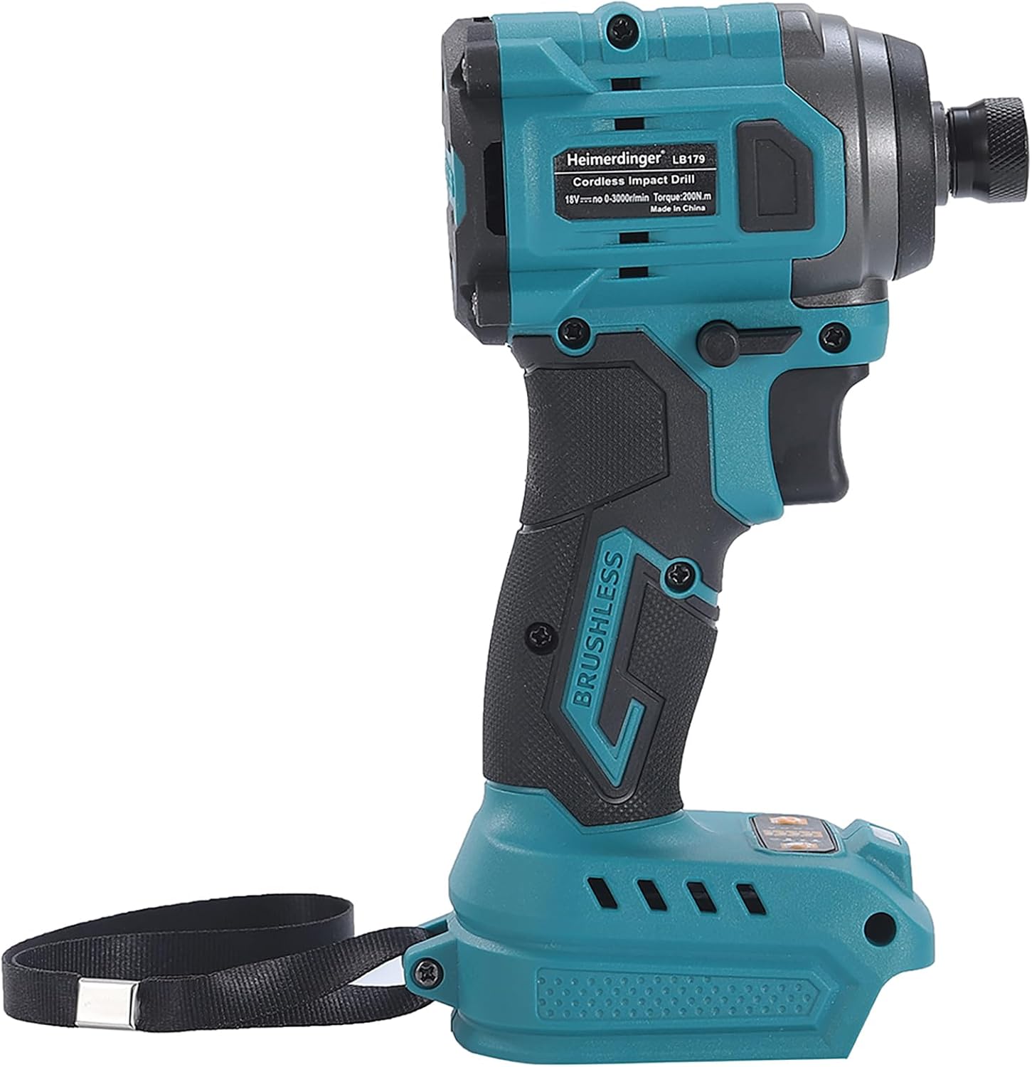 1/4” Hex Electric Impact Driver/Drill for Makita 18V Battery,1947 In-lbs (220N.m) Max Torque,4 Speeds Cordless Impact Screwdriver for DIY