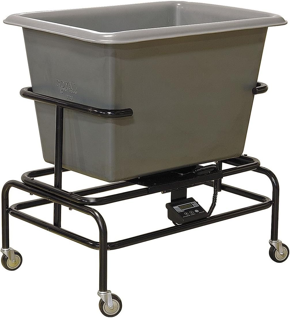 Poly Scale Cart, 6 Bu, Gray