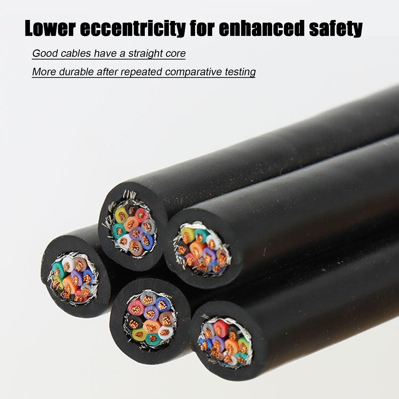 Cavo A Doppino Intrecciato Schermato 2/4/6/8 C, Filo Di Rame Privo Di Ossigeno Con Doppia Schermatura, Cavo Di Segnale Isolato In PVC Anti-interferenza for Apparecchiature Industriali(30FT,2C-20AWG)