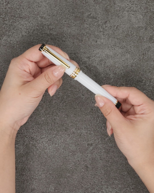 Amazon | セーラー万年筆 万年筆 四季織 雪月空葉 垂雪 極細 11-1224