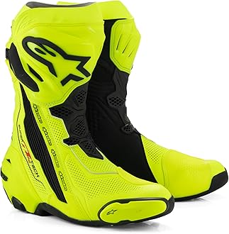 Alpinestars SUPERTECH-R VENTED BOOT Motorcycle Boots, Yellow Flow/Black
