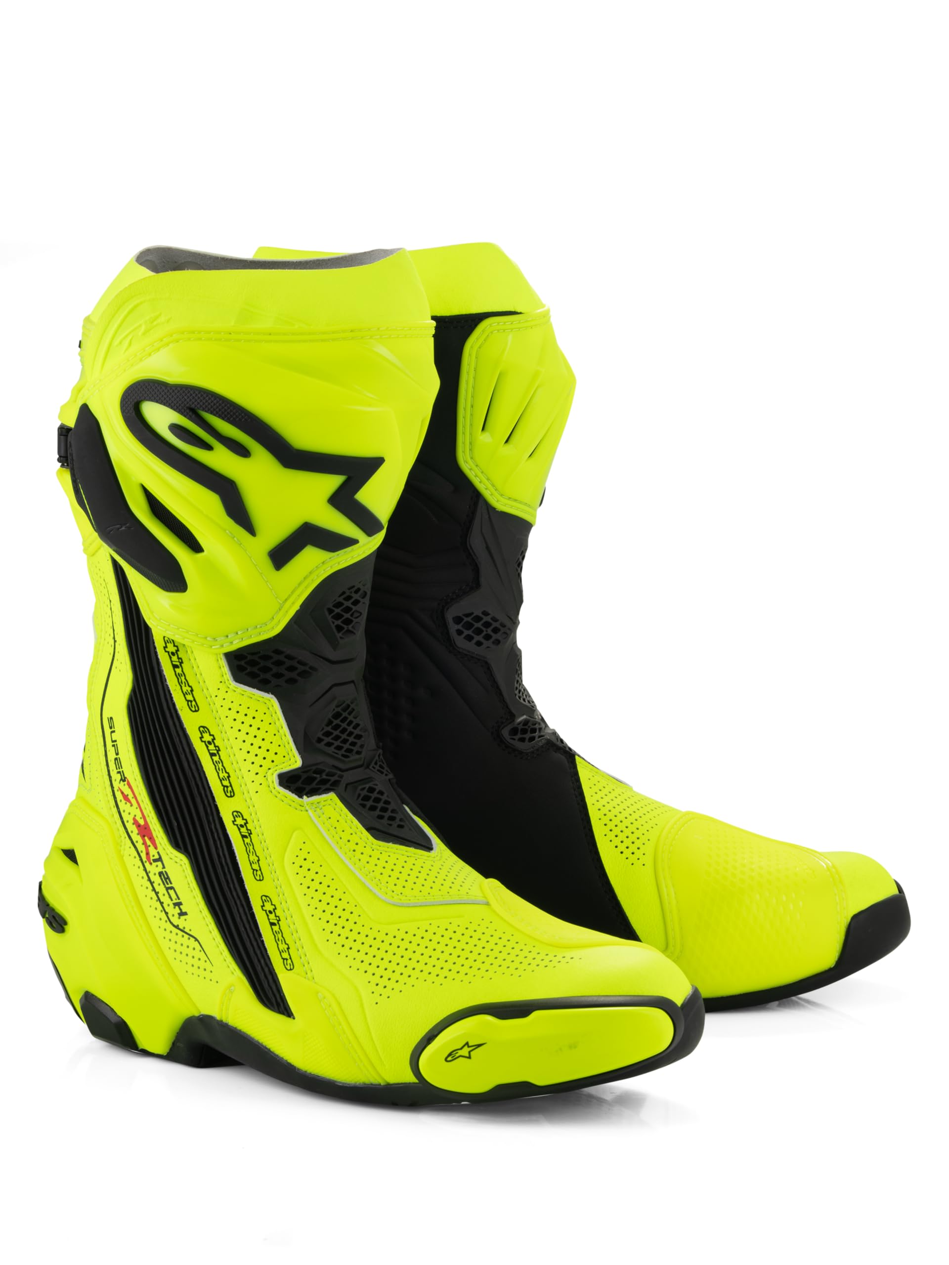 Alpinestars SUPERTECH-R VENTED BOOT Motorcycle Boots, Yellow Flow/Black