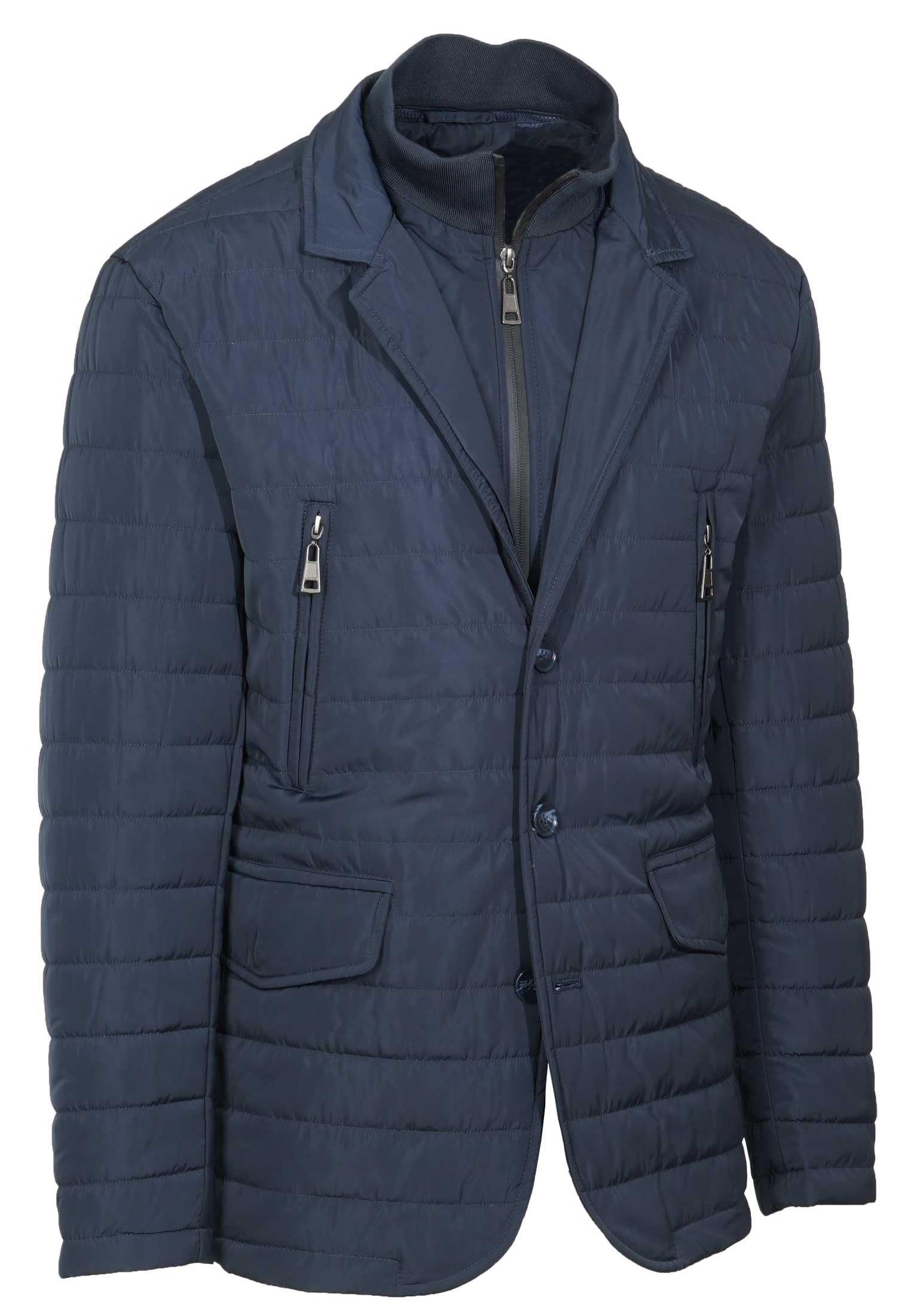 Ciabalù Giacca Uomo Invernale Trapuntata Elegante Giubbotto Imbottito Classico Slim Fit con Pettorina