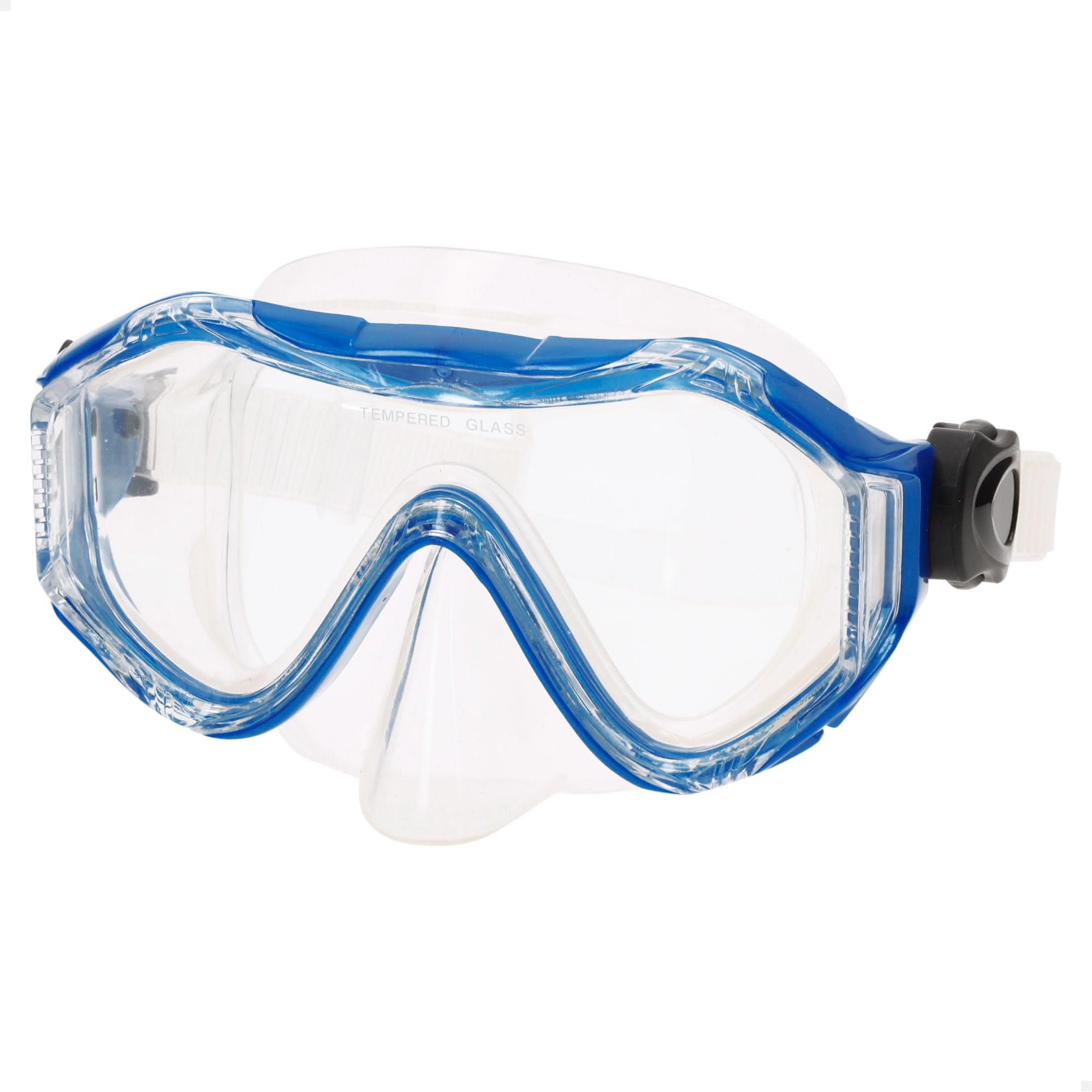 Mascara de buceo panoramica para vacaciones de snorkel en la playa