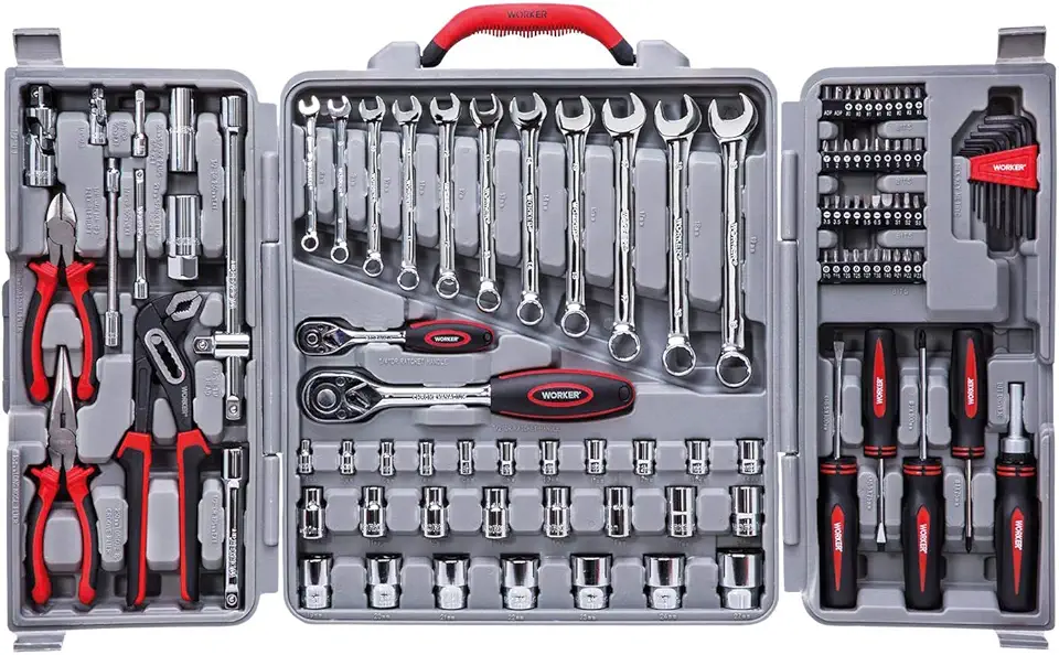 Jogo De Ferramentas 110 peças Worker