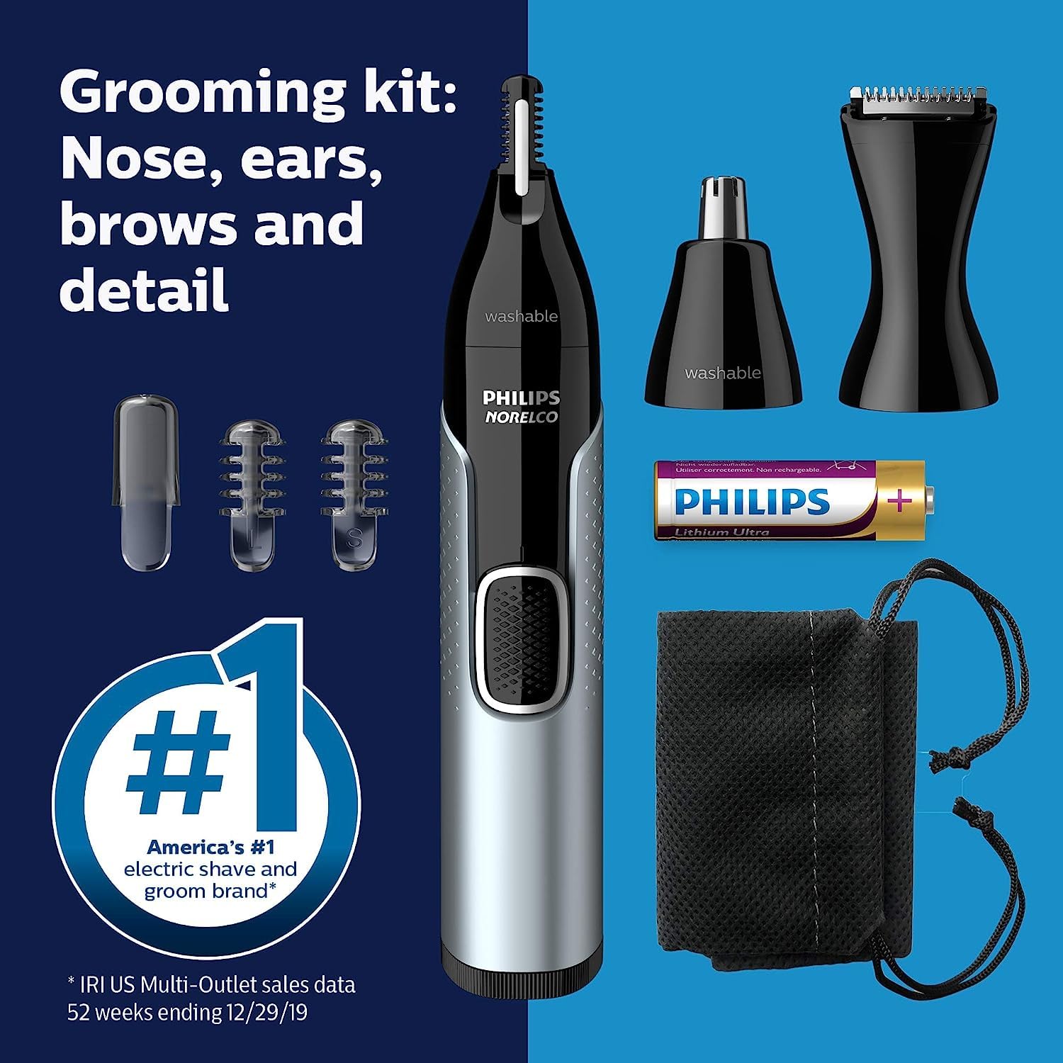 Amazon.com: PHILIPS Norelco Series 5000 Nosetrimmer 5100 : Beauty