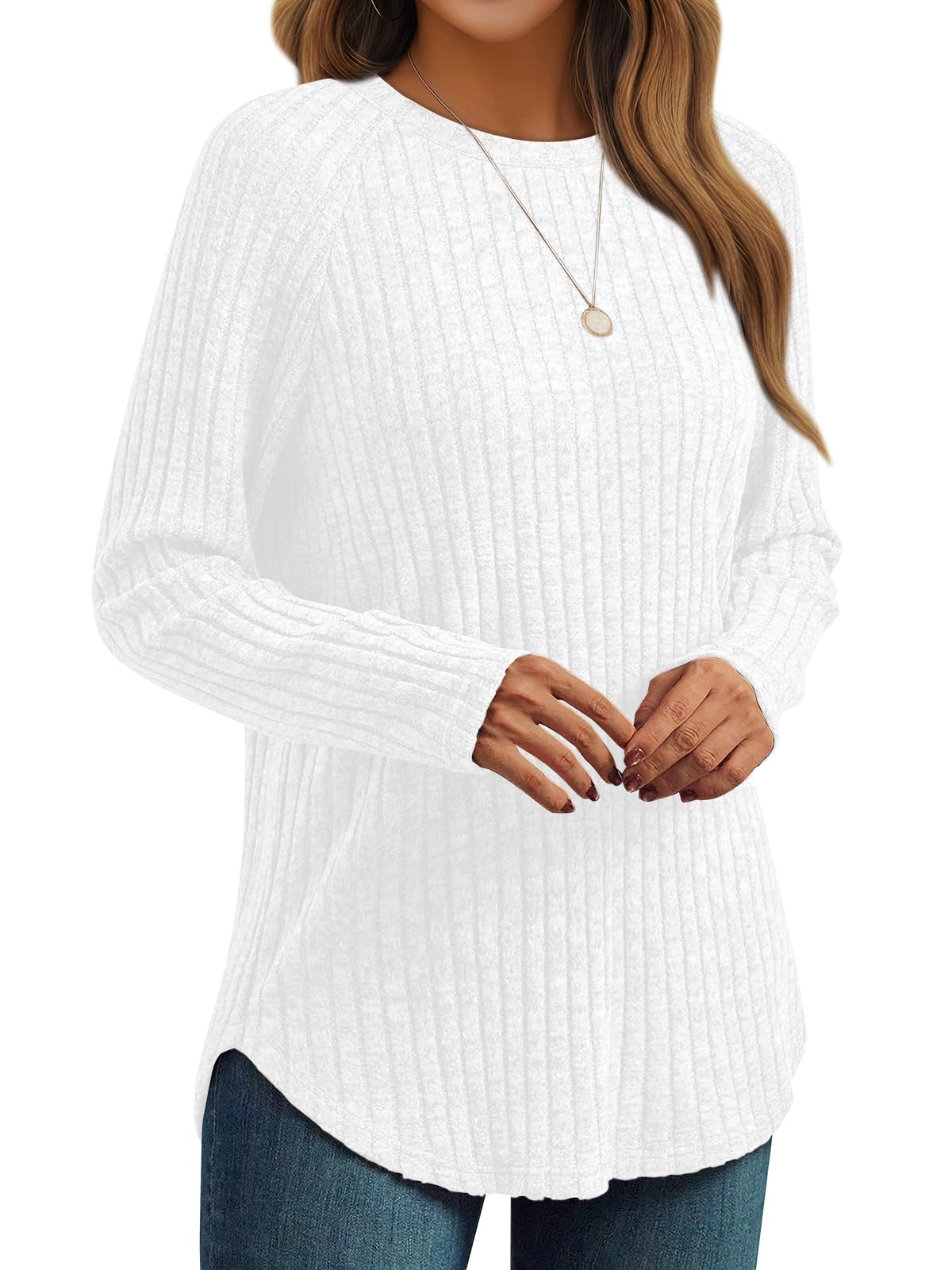 AUTOMET Womens Long Sleeve Shirts Fall Fashion Tops 2025 Blouses Dressy Sweaters Tunic Winter Clothes Casual Outfits