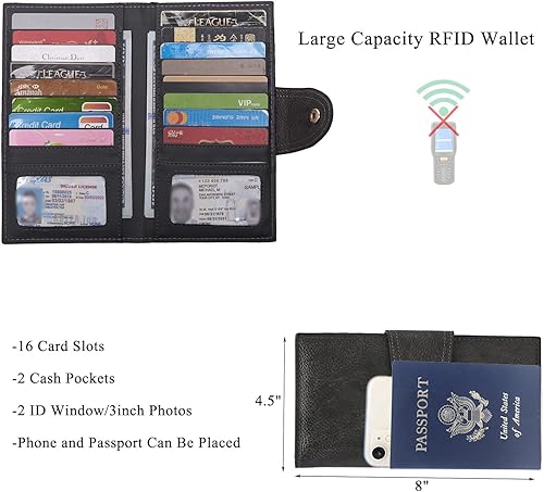 Miniatura 2 de Bolsos de mano para mujer, juego de bolso y cartera, bolsas de hombro grandes, bolsos cruzados, carteras