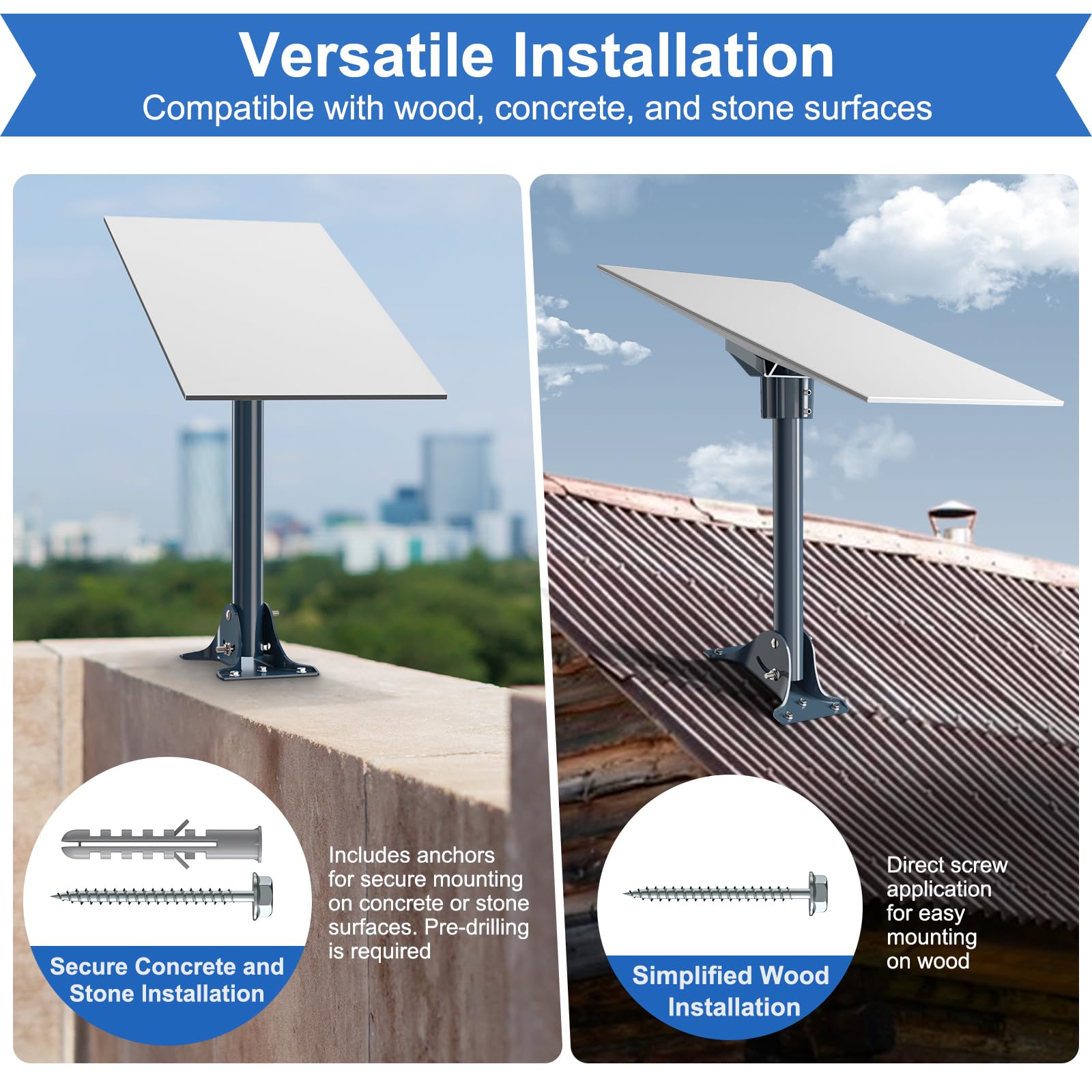Starlink Gen 3 Mount Adapter Aluminum Alloy, 15.7