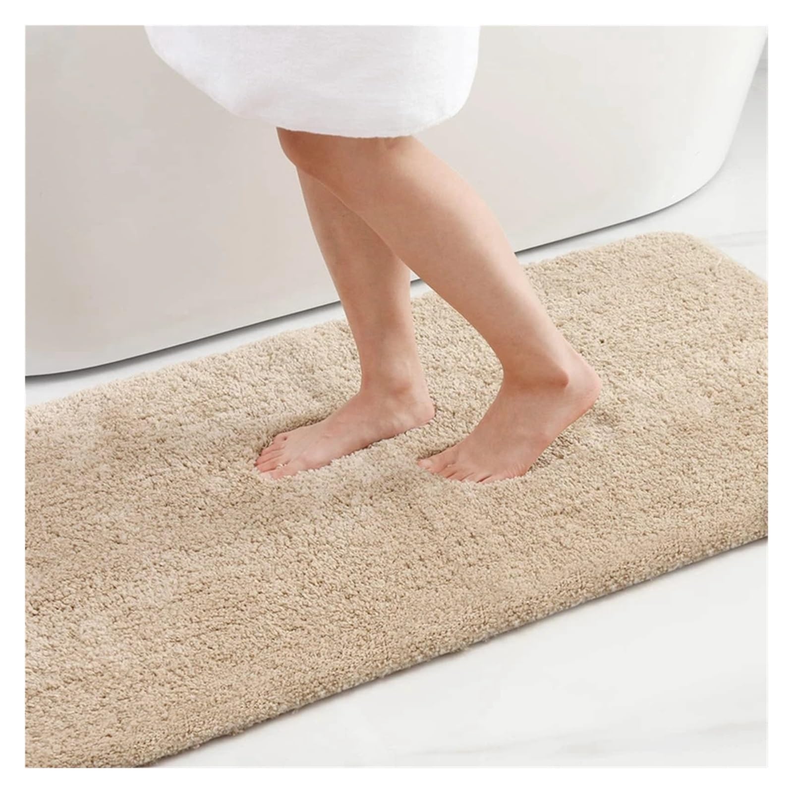 Tapis de sol doux contre le carrelage froid pour salle de bain et cuisine