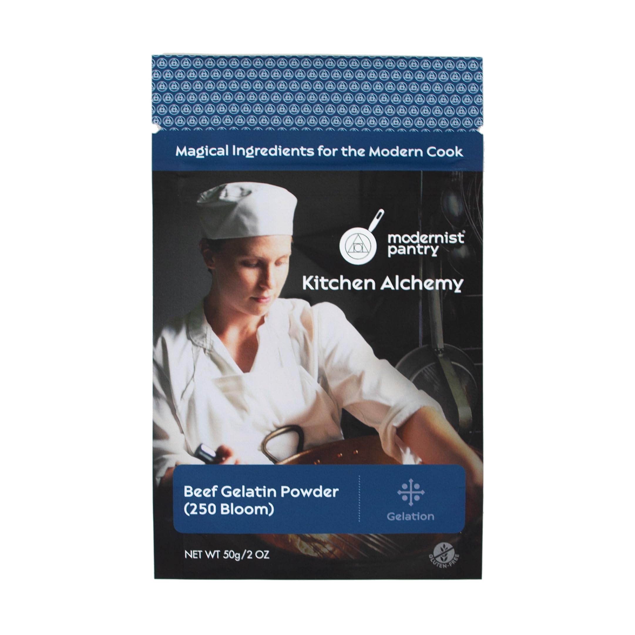 Pure Beef Gelatin Powder (250 Bloom) ⊘ Non-GMO Gluten-Free - 50g/2oz