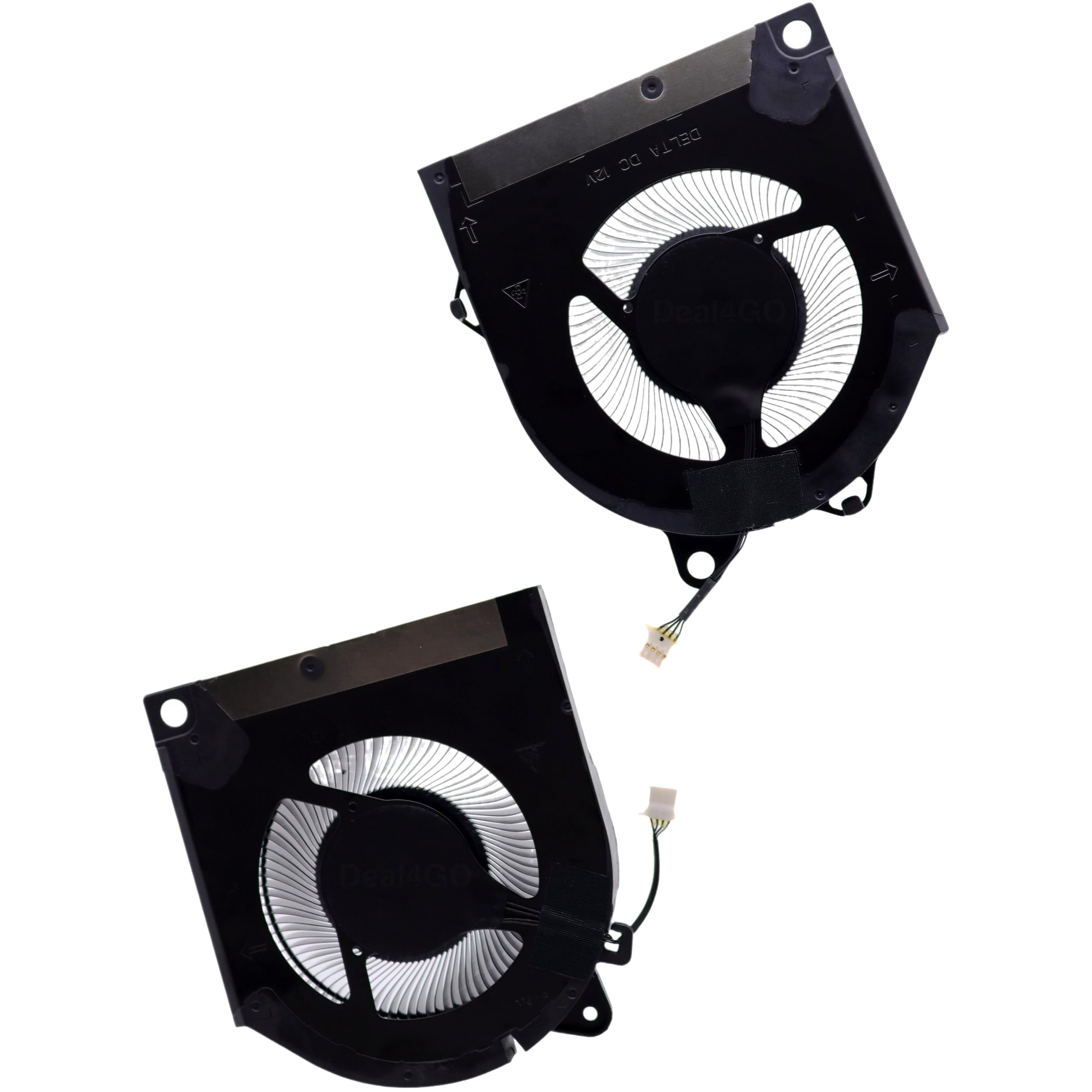 Deal4GO Kit ventola di raffreddamento grafica 12V CPU e GPU di ricambio per Dell G15 5530 G16 7630 2023 con RTX 4050 4060 4070
