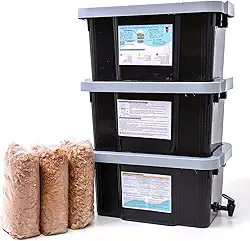 Composteira Doméstica Minhocário 45 L Nature - Produza seu proprio adubo organico