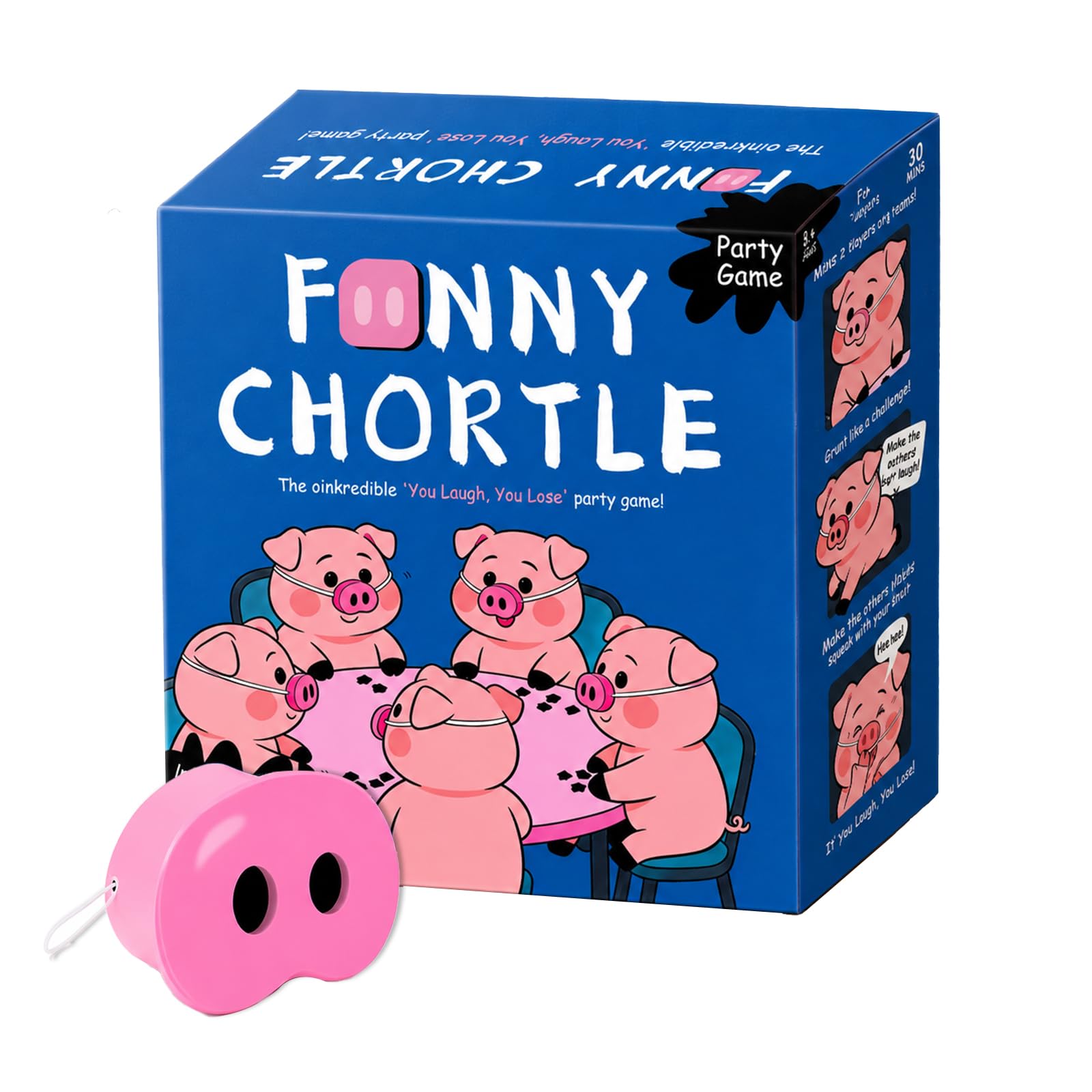 Pig Nose Game, Smiling Means You Lose Family Party Game