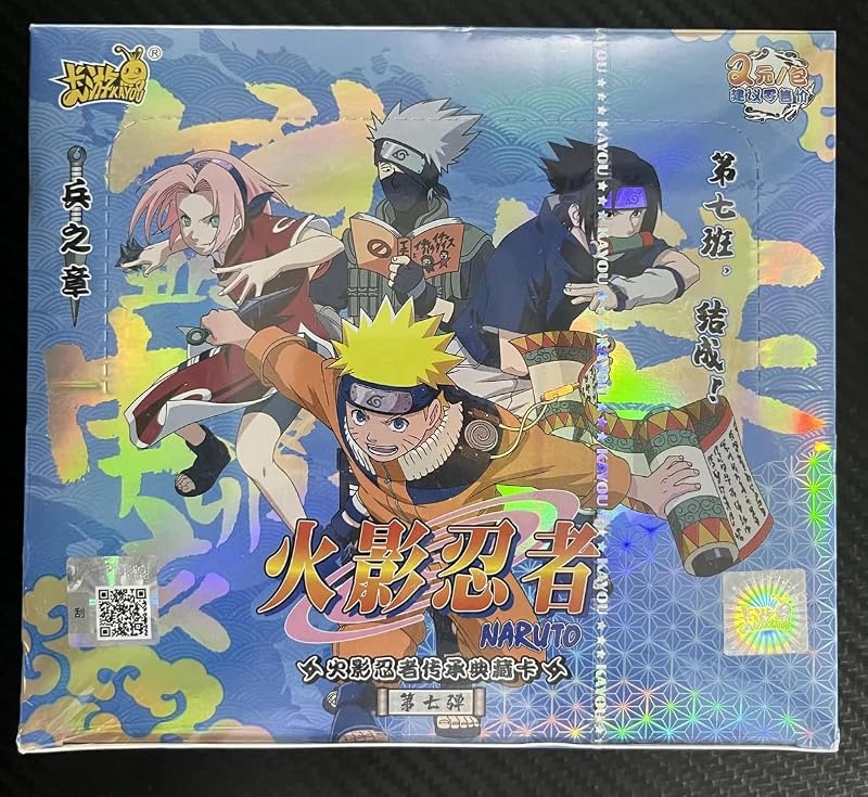 Anime Narutoninja Trading Cards Kayou Oficial Premium Booster Box Tier 2 Tarjetas coleccionables TCG