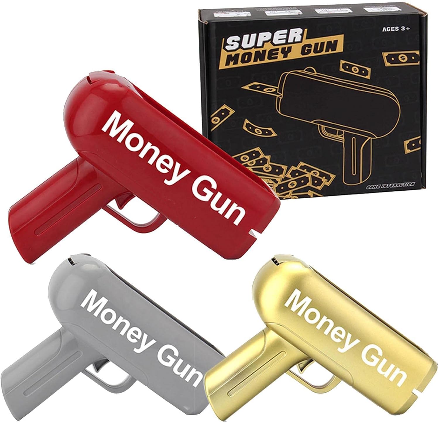 Super Geld Pistole Geld Pistole Money Guns Geldpistole Spielzeug Cash