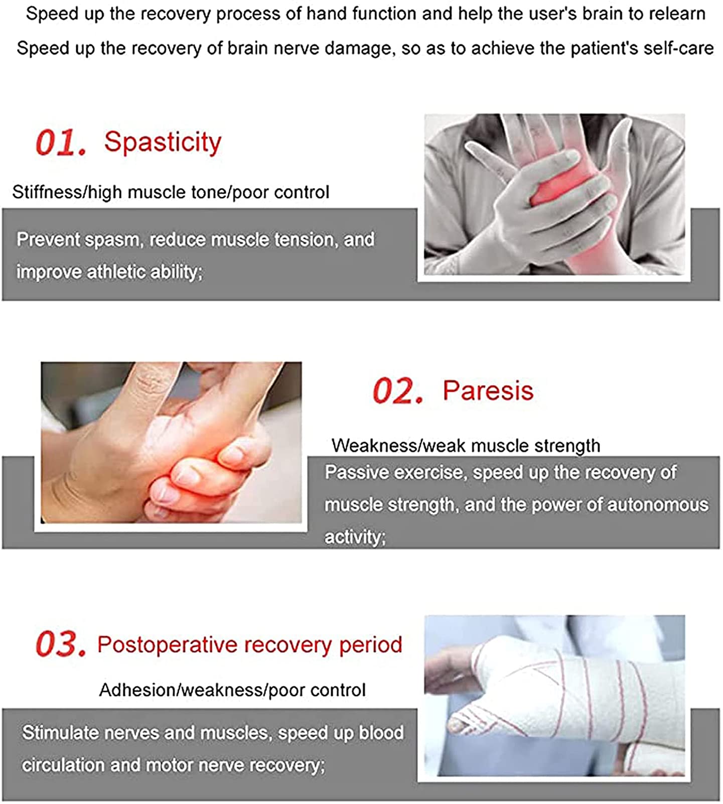 Ortesis De Entrenamiento De Rehabilitación De Dedos, Guantes De Robot De Rehabilitación De Entrenamiento De Mano Eléctricos Con Control Remoto, Para Entrenamiento De Corrección De Flexión De Dedos