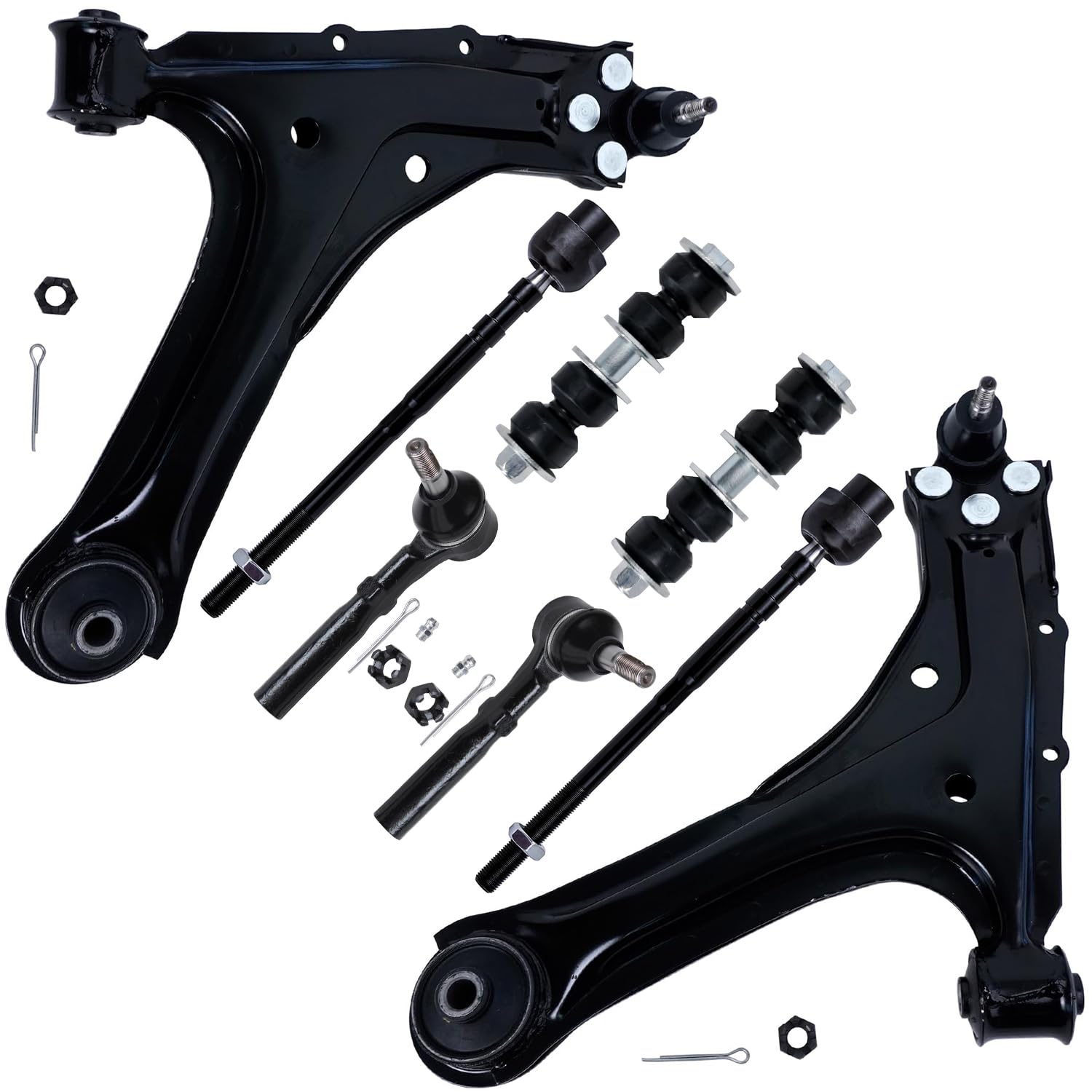 TRQ Front Outer Tie Rod Driver And Passenger Side Compatible With 2013-2015