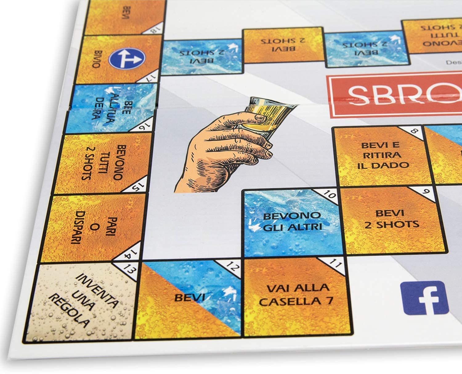 Sbronzopoli Gioco Da Tavolo Giochi Alcolici - 1 Scatola, Carte