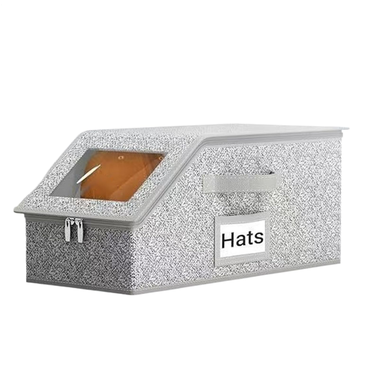 Rangement casquettes de baseball grande capacité pour 24 pièces avec couvercle