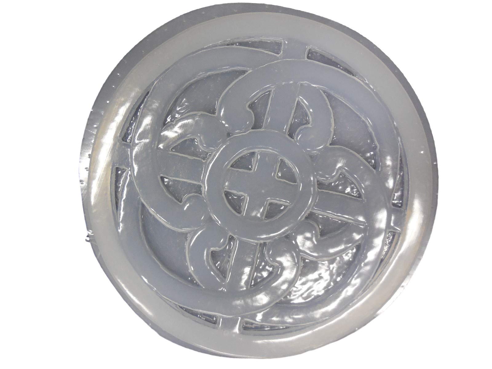 Celtic Knot Design Plastic Craft Mold use with Concrete or Cement for Making Stepping Stones 1096