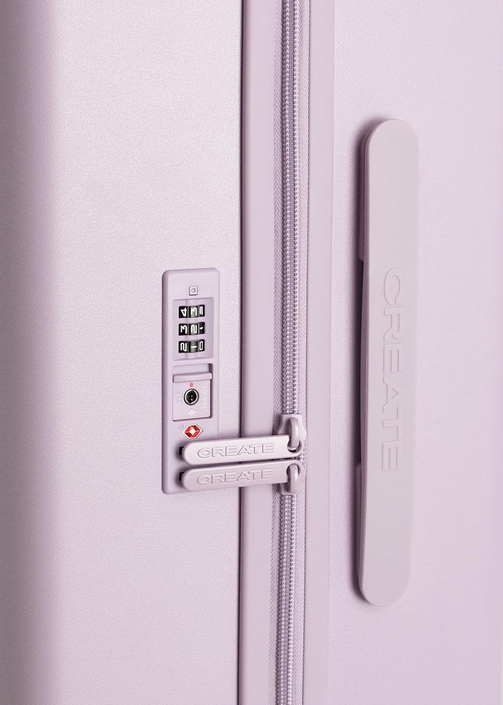 CREATE / Luggage Studio/Faltbarer Polykarbonat-Hartschalenkoffer Violett / 39x23x54cm / TSA-Vorhängeschloss, 4 multidirektionale Doppelrollen, Innenorganizer, Starke und langlebige Materialien